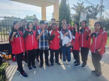 Seluruh Atlet Putri Cabor Takraw POPDA XVI Riau dari Kampar Siswi SMPN 1 Gunung Sahilan, 6 Putra Juga loh.!!