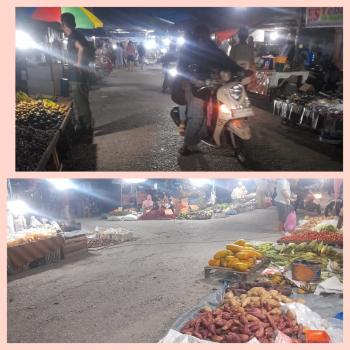 Gila.!! Pasar Kaget IBS  Kubang Jaya Pungut Pedagang Kecil Hingga Rp50 Ribu