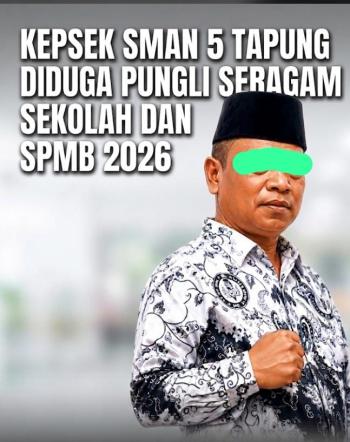 Diduga Dana Hasil Pungli, Kepsek Bakal Boyong Tim SMPB dan Panitia Baju Seragam Healing-Healing
