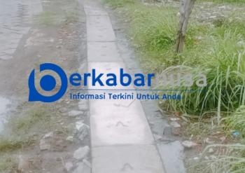 Anggaran Ratusan Juta Saluran Air Jalan Kelapa Wage Diduga Asal Jadi,Dinas P2CKTR Indikasi Adanya Pembiaran.