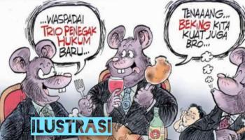 Mulai Panik ! Kades Suruh 'Cemen' Sembunyi Dibalik Ketiak Oknum LSM.