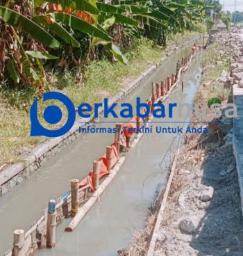 Indikasi Penuh Kejanggalan Saluran Irigasi Kedondong,PU BMSDA : Kami Sudah Ingatkan Kontraktor.