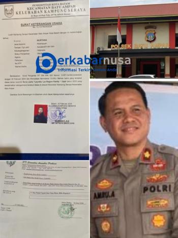 WNI Laporkan Dugaan Pemalsuan Kwitansi yang Mengatasnamakan WNA Ke Polsek Batu Ampar Batam.