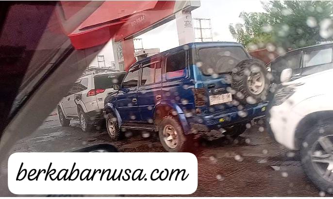 SPBU Tabek Gadang Ramai Pelangsir BBM Solar