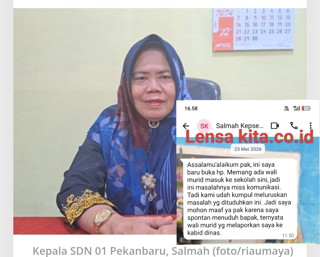 Kepsek SDN 01 Pekanbaru Diduga Terlibat Pungli Murid Masuk Sekolah Hingga LKS