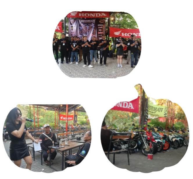 Bengkel Kopi Prapen Surabaya Jadi Tempat Aniversary 1 Tahun Komunitas Motor Viori.
