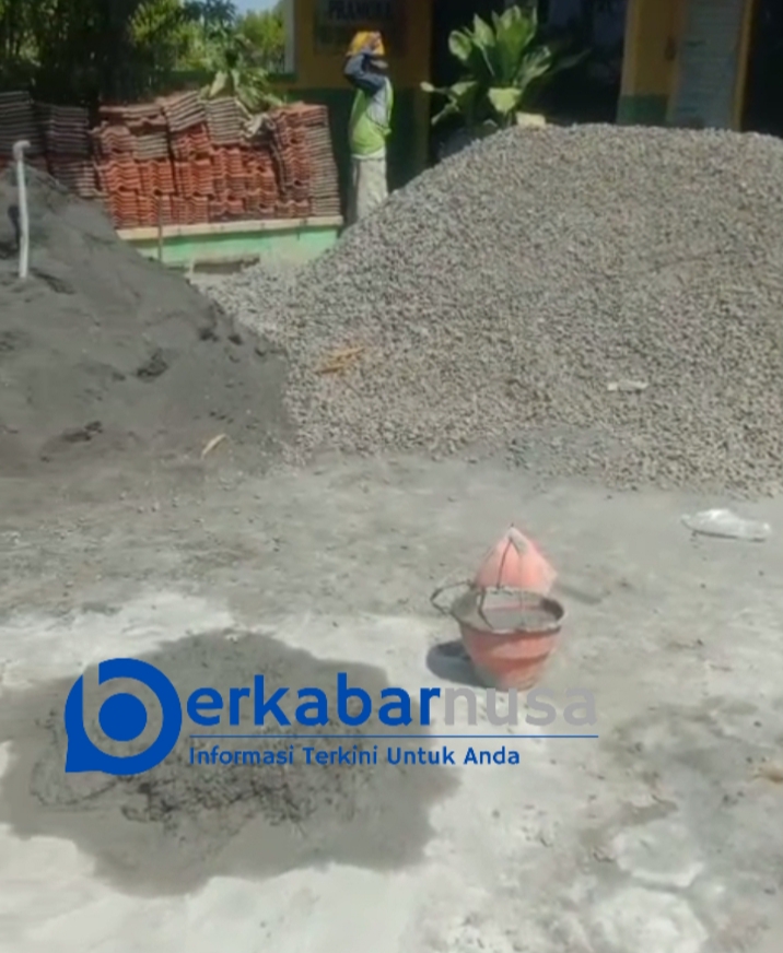 Pembangunan Diduga Asal Jadi,Kepsek Dikonfirmasi Terkesan Menghindar,Ada Apa?.