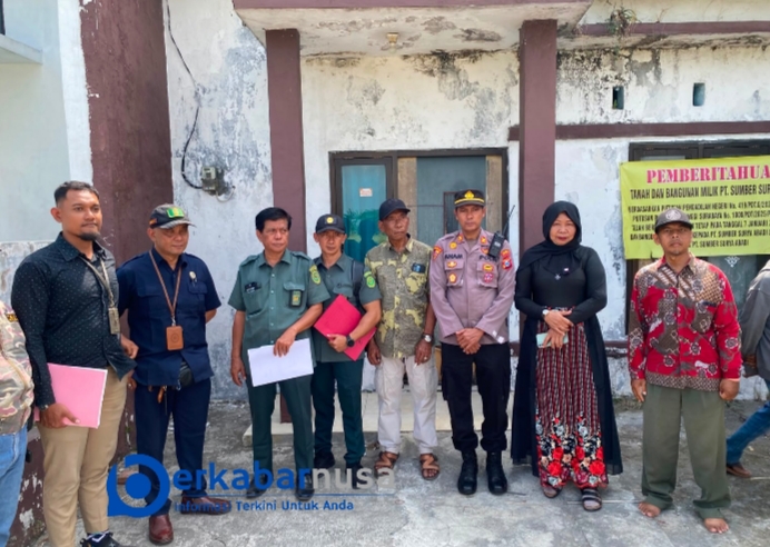 Pengadilan Negeri Sidoarjo Constatering di Perum Cangkringsari,Direktur PT SSA Suciati : Selanjutnya Eksekusi.